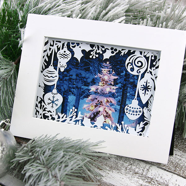 Christmas Ornaments Photo Mat