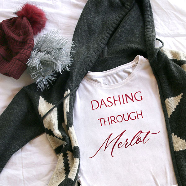 Dashing Through Merlot T-Shirt