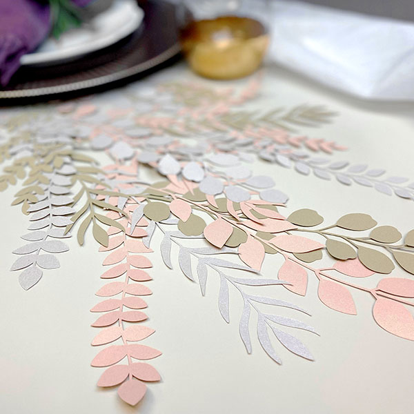 Draping Botanicals Wedding Decor