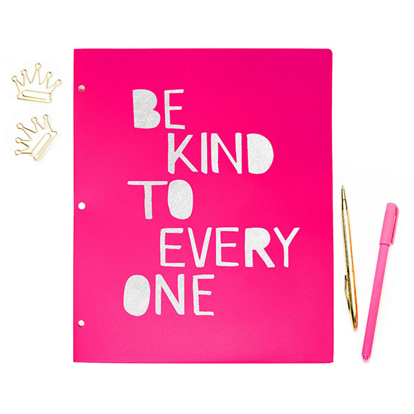 Be Kind to Everyone School Folder