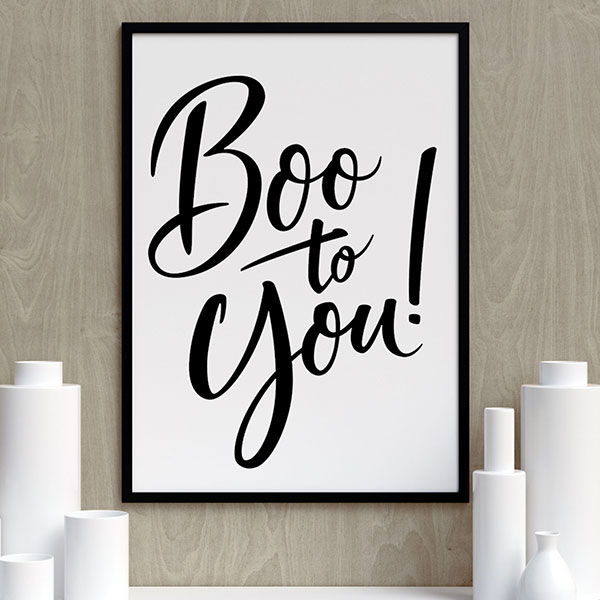 Boo to You! Framed Wall Art