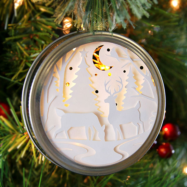 Winter Shadowbox Ornament