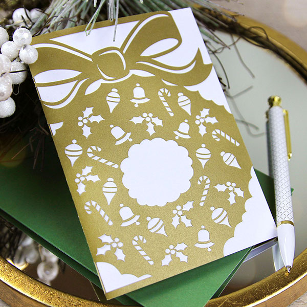 Christmas Wreath Greeting Card
