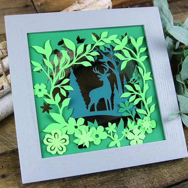 Forest Deer Shadowbox