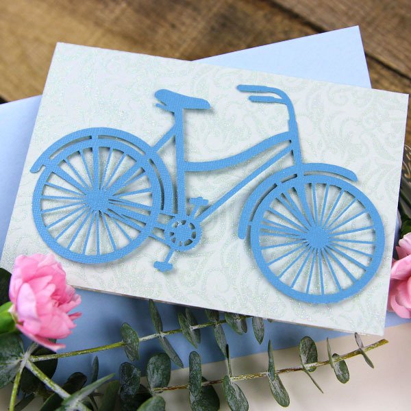Vintage Bicycle Greeting Card