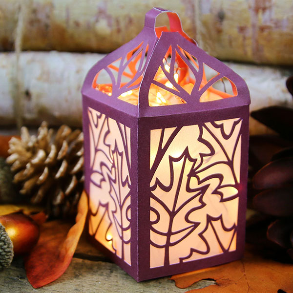 Autumn Leaves Paper Lantern