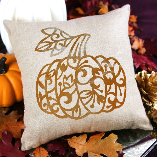 Charming Autumn Pumpkin Pillow