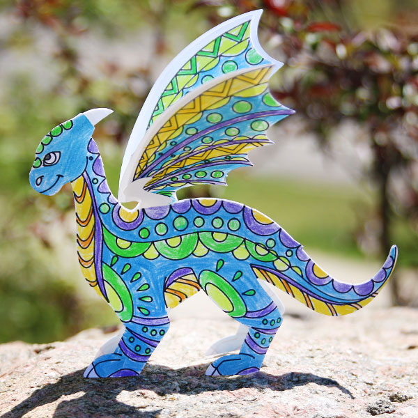 Cut & Color Dragon