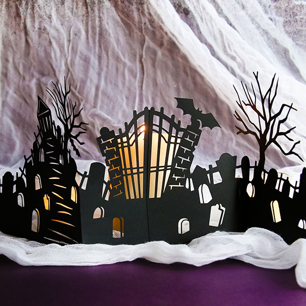Haunted House Graveyard Scene