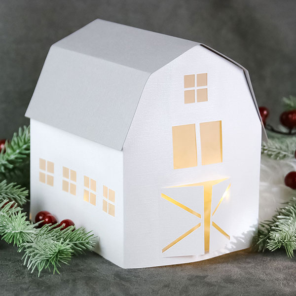 3D Christmas Village - Farmhouse Barn