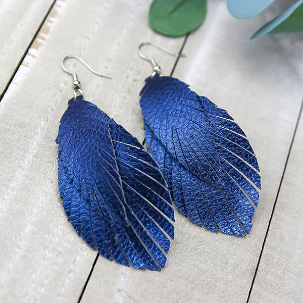 Leather Fringe Earrings