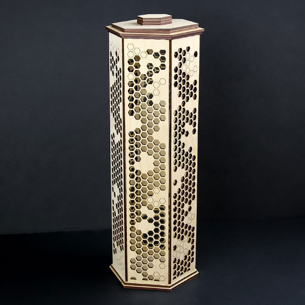 Honeycomb Wine Box and Lantern