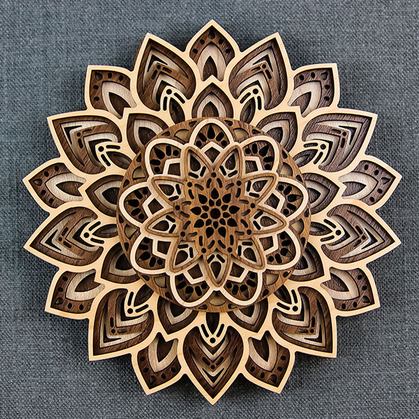Layered Sunflower Mandala