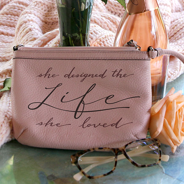 She Designed the Life She Loved Zipper Pouch