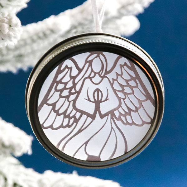 Christmas Angel Shadowbox Ornament