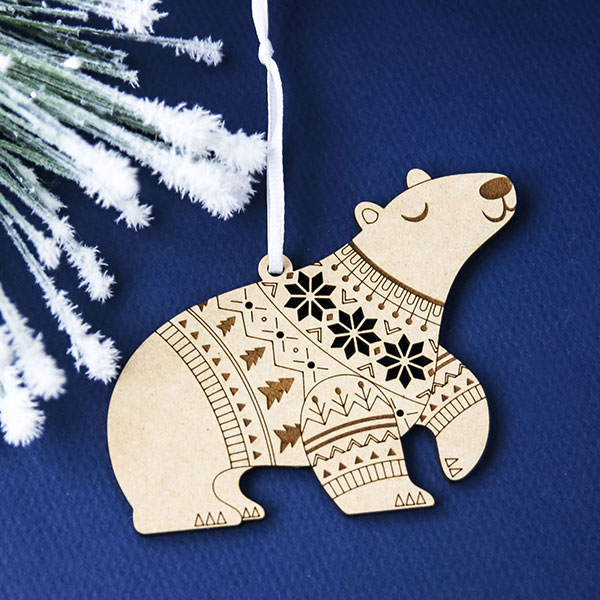 Cozy Bear Ornament