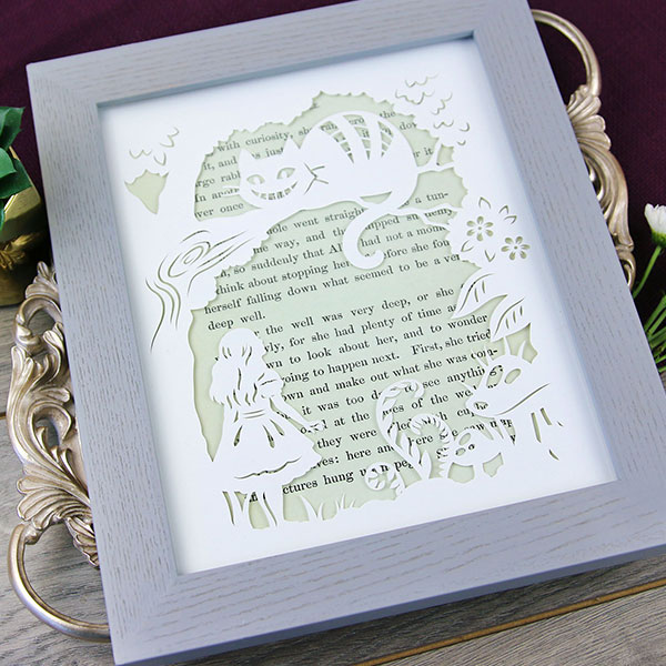 Intricate Alice in Wonderland Framed Art