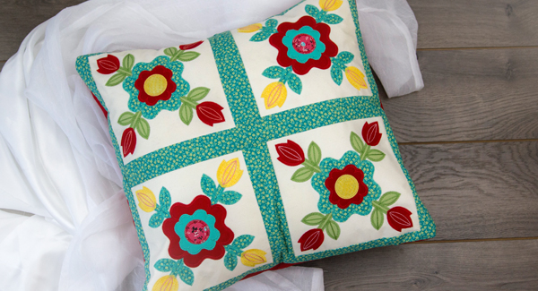Four-Patch Quilted Pillow