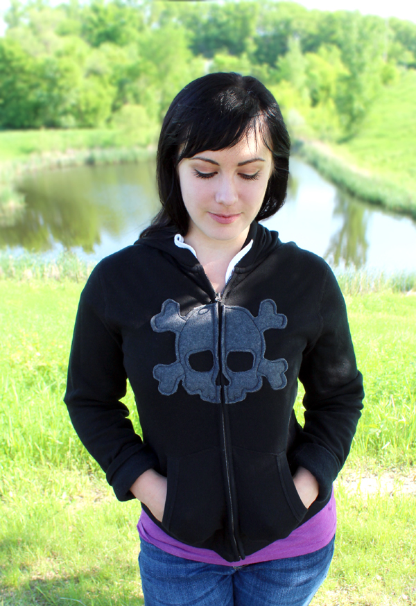 Split Applique Hoodie | Machine Embroidery Designs | Urban
