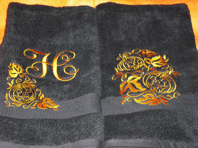 Simply Beautiful Halloween Towels