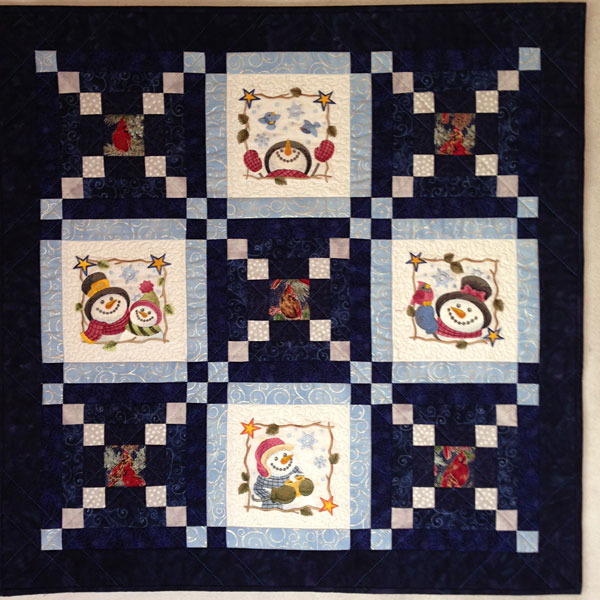 Friendly Snowmen Quilt