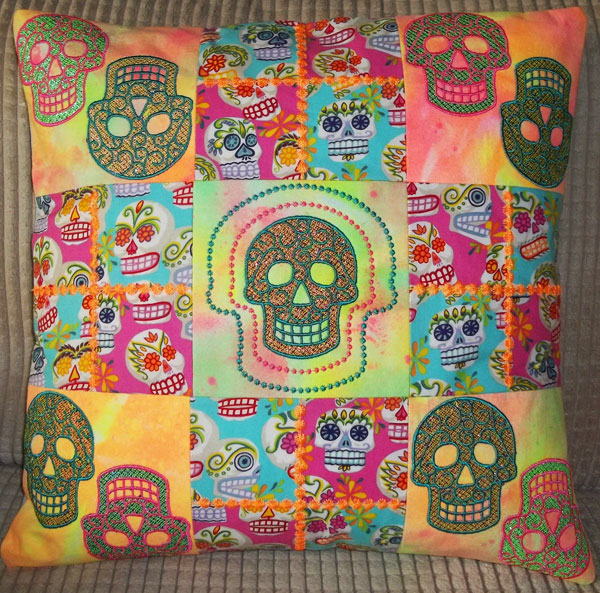 Sugar Skull Cushion