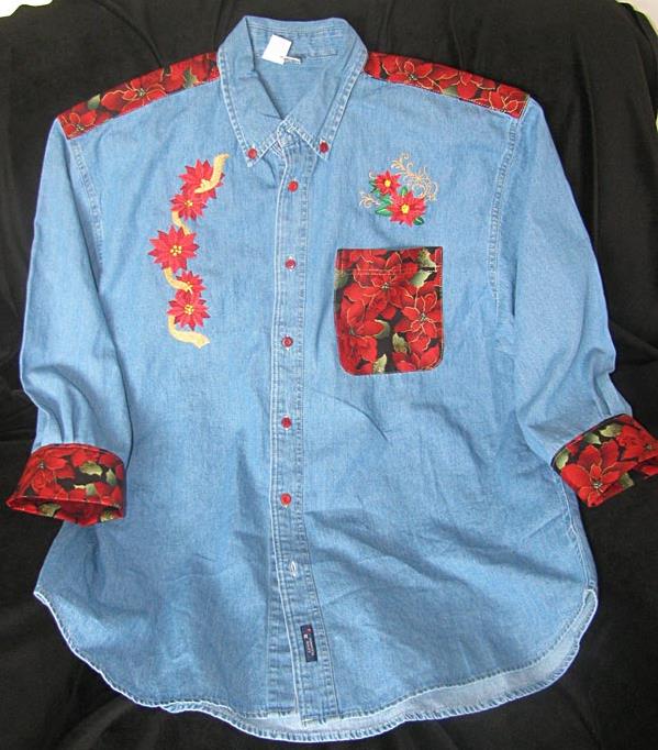 Pretty Poinsettia Shirt 1