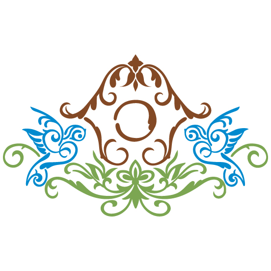 Filigree Feathers - Birdhouse and Birds [SVG, DXF]