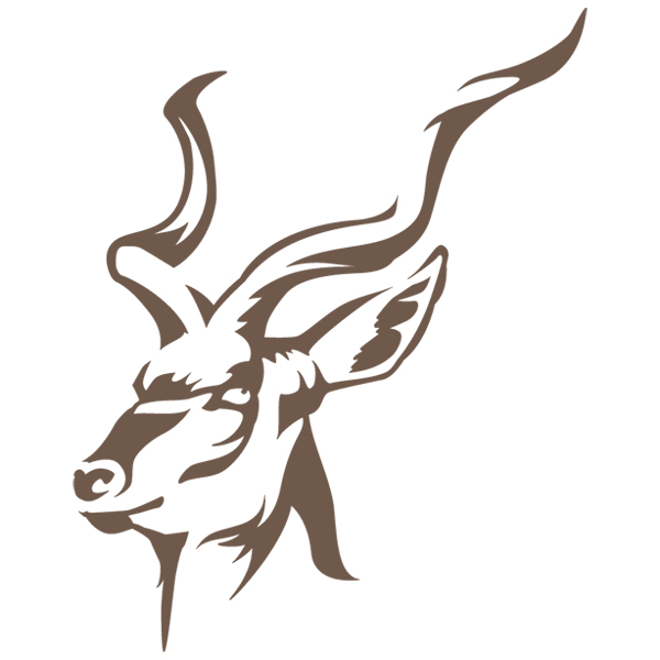 Safari Silhouette Kudu [SVG, DXF]