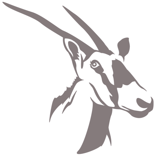 Safari Silhouette Oryx [SVG, DXF]