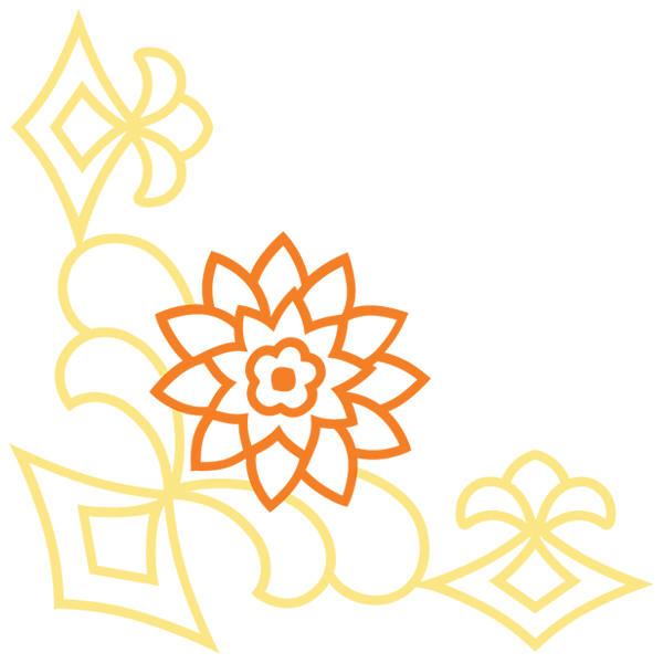 Chrysanthemum Corner [SVG, DXF]