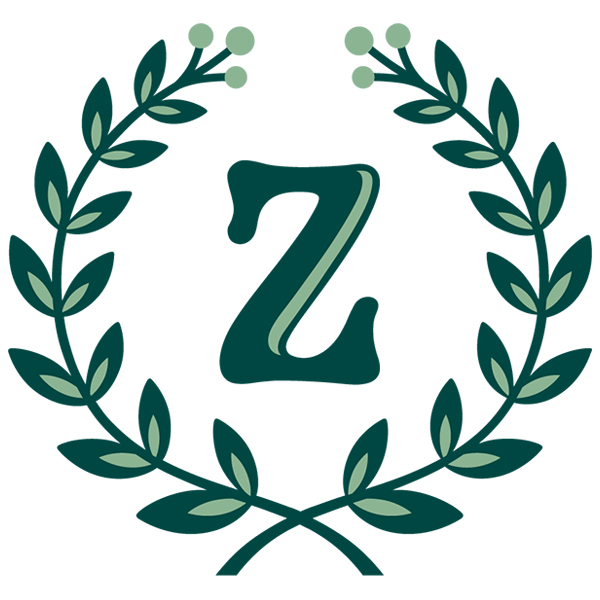 Laurel Alphabet - Z [SVG, DXF]
