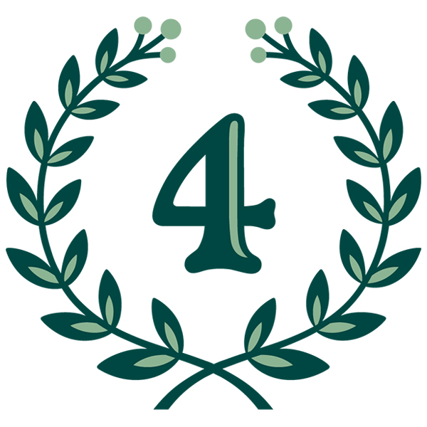 Laurel Alphabet - 4 [SVG, DXF]