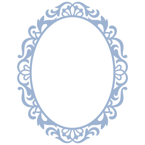 Elegant Monogram Frame [SVG, DXF]