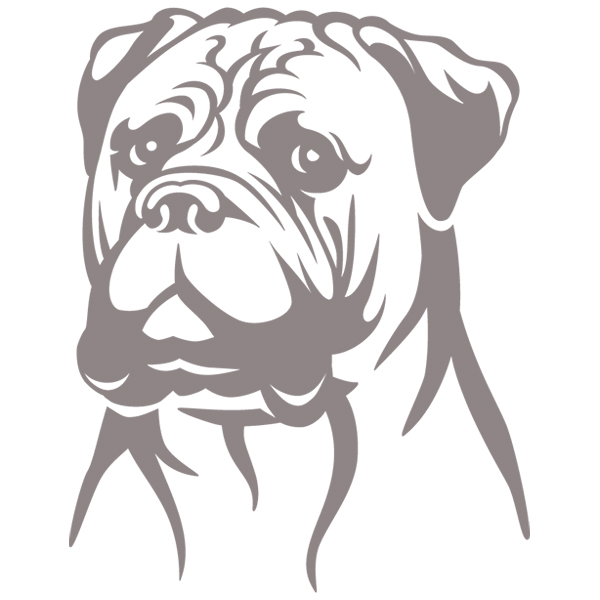 Bullmastiff Silhouette [SVG, DXF]