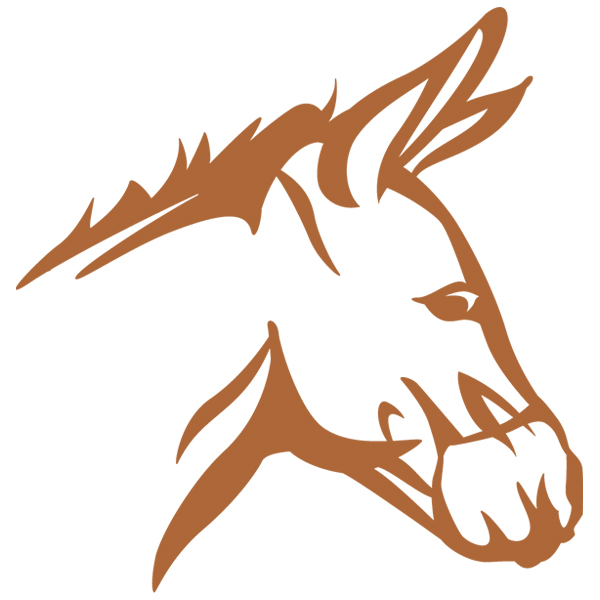 Farm Silhouette Donkey [SVG, DXF]