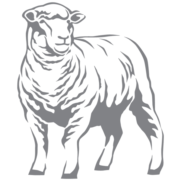 Farm Silhouette Sheep 1 [SVG, DXF]