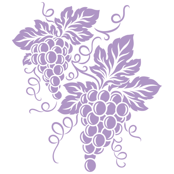 Simply Grapes [SVG, DXF]