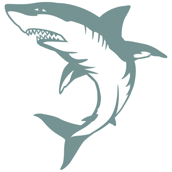Great White Shark Silhouette [SVG, DXF]
