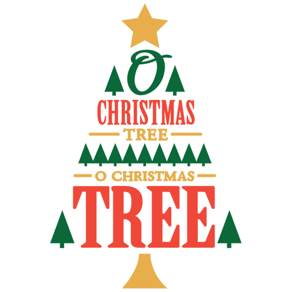 O Christmas Tree [SVG, DXF]