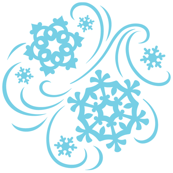 Simply Snowflakes Circle [SVG, DXF]
