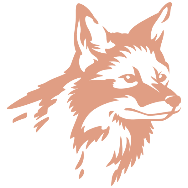 Woodland Fox Silhouette 2 [SVG, DXF]