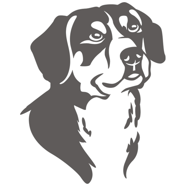 Entlebucher Mountain Dog Silhouette [SVG, DXF]