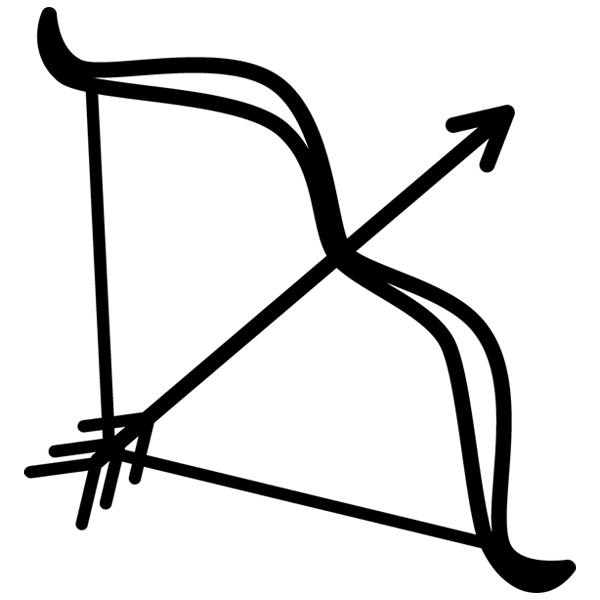 Daydream Doodles - Bow and Arrow [SVG, DXF]