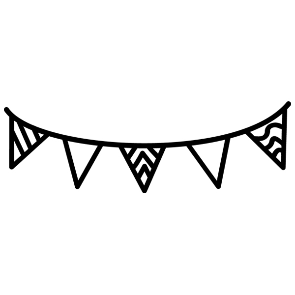 Daydream Doodles - Bunting [SVG, DXF]