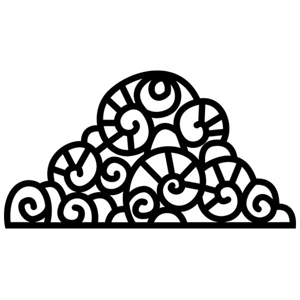 Sky Dancers Cloud [SVG, DXF]