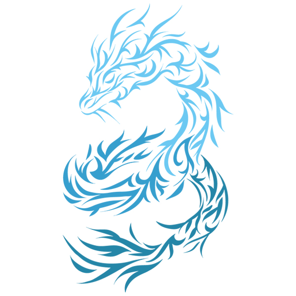 Fierce Fantasy - Sea Serpent [SVG, DXF]