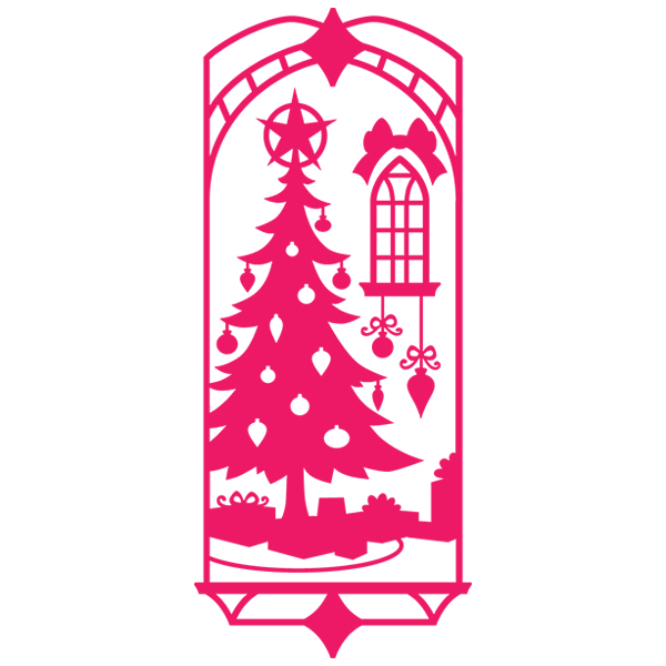 Christmas Silhouette - Tree [SVG, DXF]