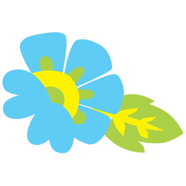 Las Flores - Half Bloom [SVG, DXF]