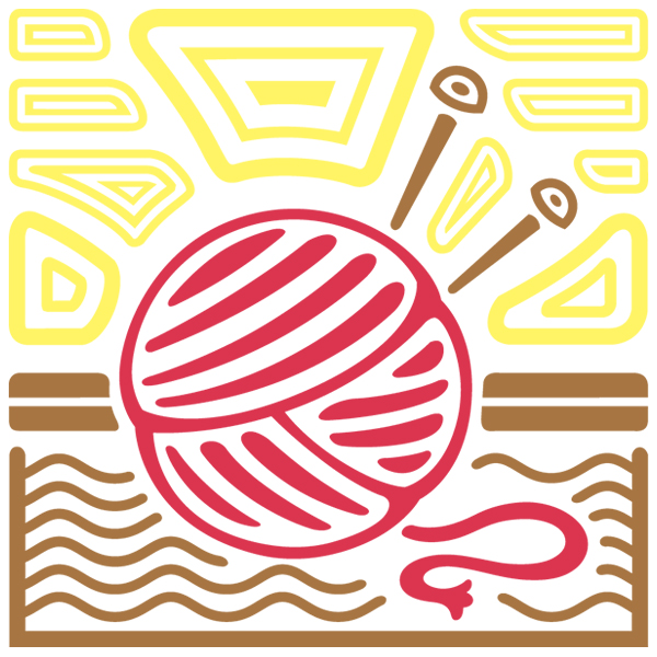 Mola Knitting Square [SVG, DXF]